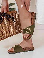 Dámske korkové žabky KORKISTI green FashionStreet ZY0913