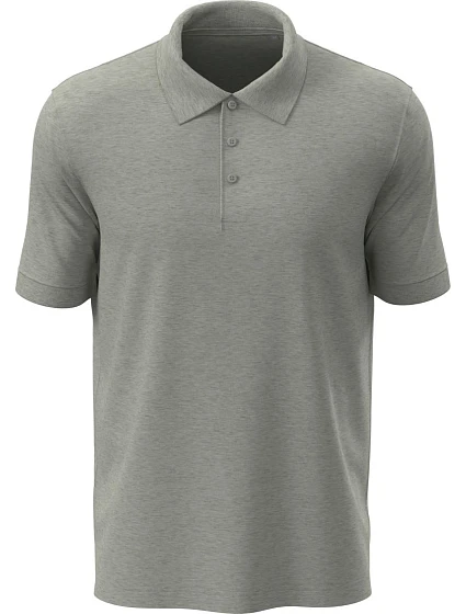 Stedman Lux Polo Pánske piqué polo „Lux“ 05.9060 šedá melírovaná Stedman Lux Polo Pánske piqué polo „Lux“ 05.9060 šedá melírovaná