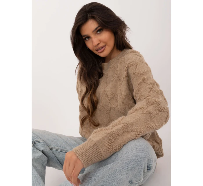 Jumper AT SW 2361.61 tmavo lila Jumper AT SW 2361.61 tmavo lila