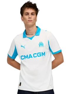 Pánsky dres Puma Olympique Marseille Home Jersey Replica white 779801 01 pánsky