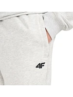 Pánske nohavice 4F CAS M1674 cool light grey melange 4FWMM00TTROM1674 27M
