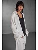 B&C Inspire Zipped Hood /women_° Dámska mikina s kapucňou 01.W36B biela