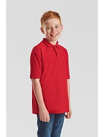 Fruit of the Loom Kids 65/35 Polo Detské piqué polo 16.3417 čierne