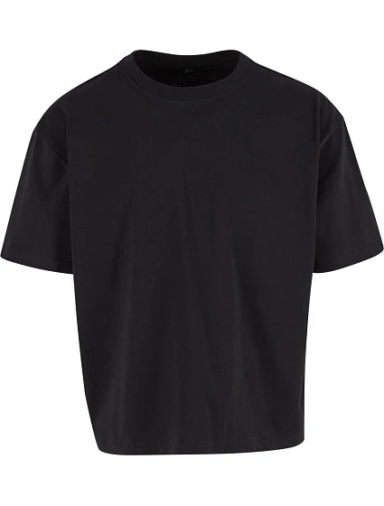 Build your Brand BY 439 Pánske hrubé tričko „Cropped Oversize“ 56.0439 čierne Build your Brand BY 439 Pánske hrubé tričko „Cropped Oversize“ 56.0439 čierne