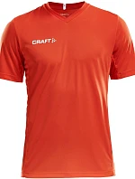 Craft Teamwear Squad Go Jersey Solid M Pánske športové tričko s výstrihom do V 82.5560 cocktail