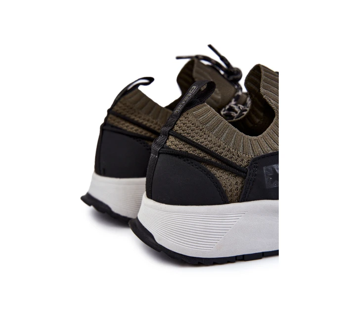 Męskie Buty Sportowe Big Star KK174014 Khaki