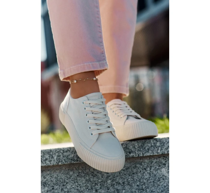 Dámské Textilní Tenisky Big Star model 21693225 Béžové - Big Star Shoes