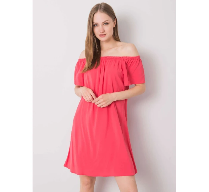 Šaty D73761M30145E koralové