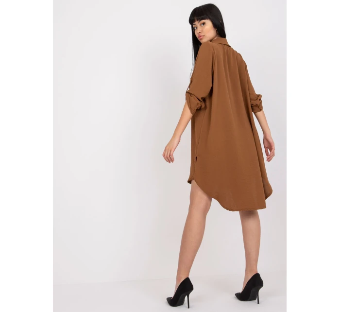 DHJ SK šaty V2209.94 hnedé