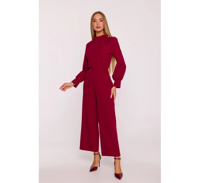 model 21296099 Kombinéza se stojáčkem bordó - Moe