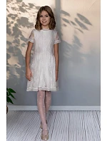 Dievčenské pančuchy s mašľou Angelina DR2602