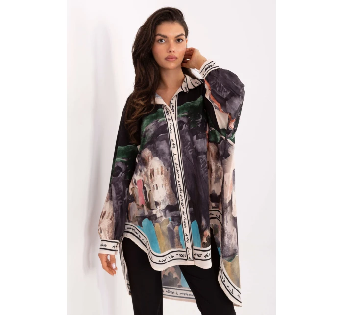 Košeľa s dlhým rukávom model 218397 Rue Paris