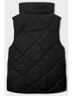 Oboustranná péřová dámská vesta v army barvě model 18823004 - J.STYLE Oboustranná péřová dámská vesta v army barvě model 18823004 - J.STYLE