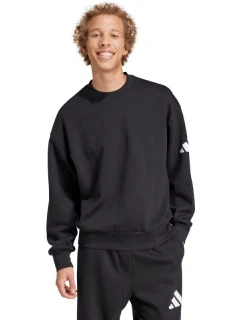 Pánska mikina adidas Essentials Loose Fit 3 Bar Logo Black JF3542