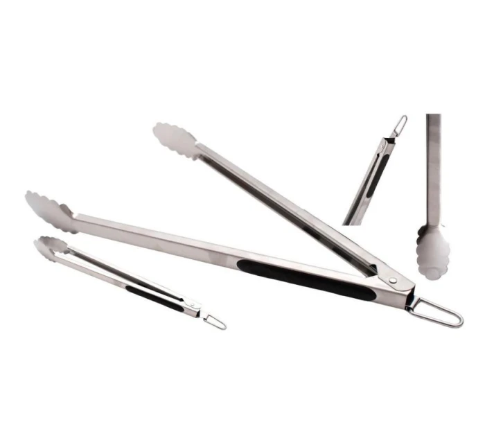 GRILOVACIE KLIEŠTE Z NEHRDZAVEJÚCEJ OCELE S DĹŽKOU 38 CM