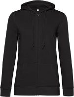 B&C Inspire Zipped Hood /women_° Dámska mikina s kapucňou 01.W36B black pure