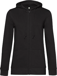 B&C Inspire Zipped Hood /women_° Dámska mikina s kapucňou 01.W36B black pure