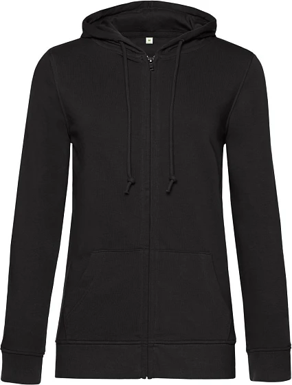 B&C Inspire Zipped Hood /women_° Dámska mikina s kapucňou 01.W36B black pure B&C Inspire Zipped Hood /women_° Dámska mikina s kapucňou 01.W36B black pure