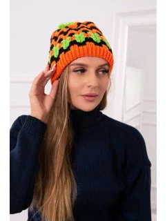 Dámská čepice Laila orange neon model 18751303 - K-Fashion