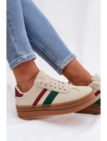 Dámské tenisky na platformě Béžové Janivelle