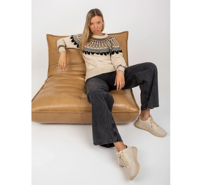 Sveter LC SW 0342.06X béžová Sveter LC SW 0342.06X béžová