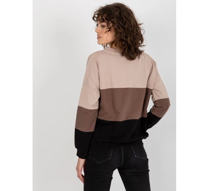 Mikina RV BL 8328.34X čierna a béžová Mikina RV BL 8328.34X čierna a béžová