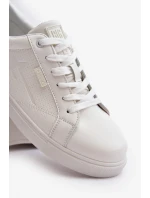 Pánske tenisky z eko kože Big Star Hi-Poly System White