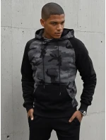 Pánska tmavosivá mikina FashionStreet BX5486