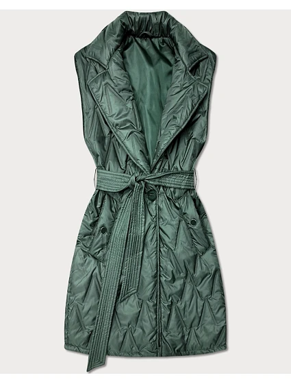 kamizelka z paskiem Goodlookin khaki model 22037910 - S'WEST