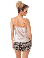 Dámské pyžamo model 21196659 1/2 beige - Donna