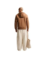 Pánská mikina Club BB FZ Hoodie světle hnědá model 22311069 270 - NIKE