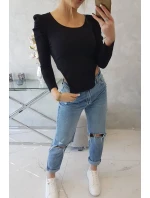 Halenka s model 18748535 rukávy černá - K-Fashion Halenka s model 18748535 rukávy černá - K-Fashion