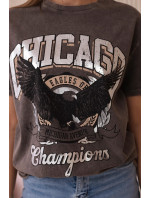 Bavlnená blúzka Chicago Eagles Bronze+Silver