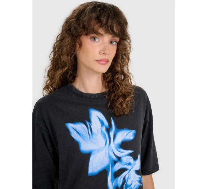 Dámské tričko oversize s potiskem model 21436876 - 4F Dámské tričko oversize s potiskem model 21436876 - 4F