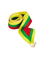 Stuha 22 mm - červeno-zeleno-žltá