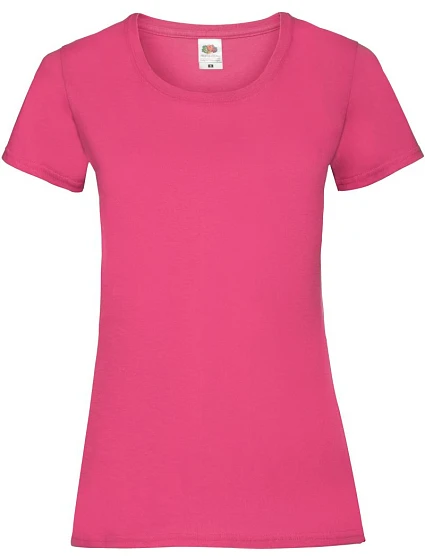 Fruit of the Loom Lady-Fit Valueweight T Dámske tričko 16.1372 fuchsiová Fruit of the Loom Lady-Fit Valueweight T Dámske tričko 16.1372 fuchsiová