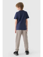 Chlapecké Kalhoty Šedé model 21673420 - 4F Chlapecké Kalhoty Šedé model 21673420 - 4F