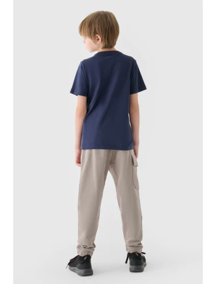 Chlapecké Kalhoty Šedé model 21673420 - 4F Chlapecké Kalhoty Šedé model 21673420 - 4F