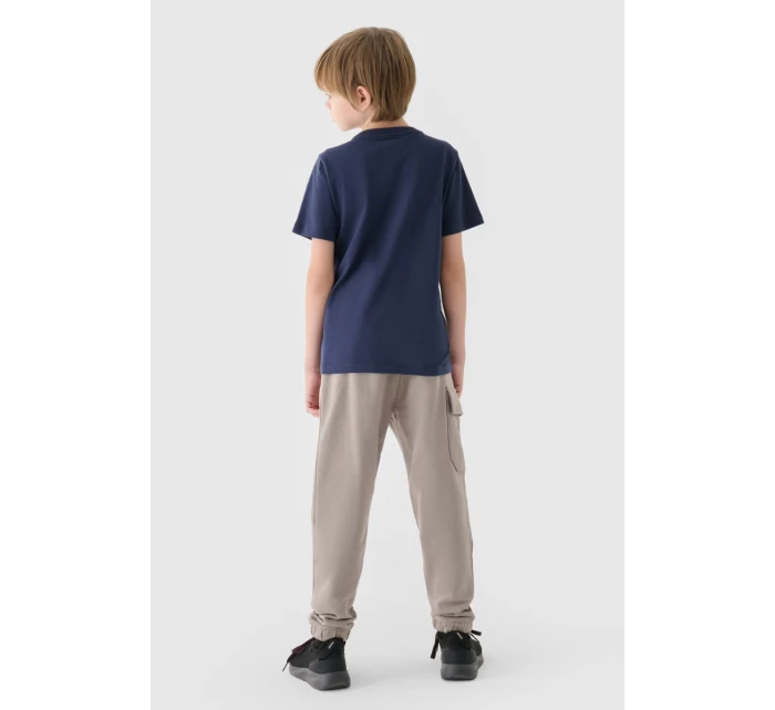 Chlapecké Kalhoty Šedé model 21673420 - 4F Chlapecké Kalhoty Šedé model 21673420 - 4F