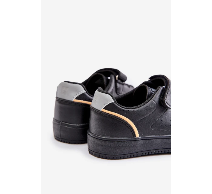 Dětské Tenisky Z Eko Kůže Na Suchý Zip Big Star model 21676393 Černé - Big Star Shoes Dětské Tenisky Z Eko Kůže Na Suchý Zip Big Star model 21676393 Černé - Big Star Shoes