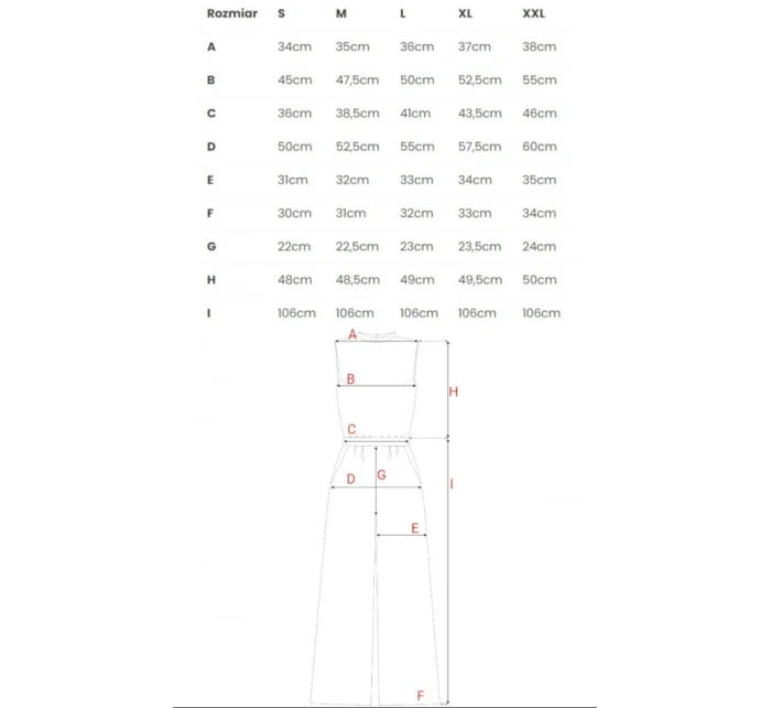 Kombinéza s zády pudrová model 18001811 - Moe