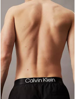 Pánske plavky Tkaný spodný diel plaviek MEDIUM DRAWSTRING KM0KM00945BEH - Calvin Klein