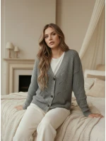 Dámský svetr světle šedý Dstreet model 21982746 - FashionStreet