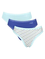 SLOGGI GO CRUSH - 3× tangá s vysokým výstrihom z organickej bavlny Sloggi