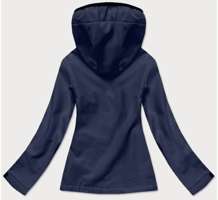 Tmavě modrá dámská sportovní softshellová bunda model 17237498 - J.STYLE Tmavě modrá dámská sportovní softshellová bunda model 17237498 - J.STYLE