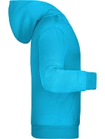 JN Dětská mikina s kapucí 02. turquoise model 22414132 - Daiber