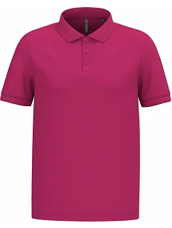 K 254 Pánské piqué polo model 22422070 fuchsia - Kariban