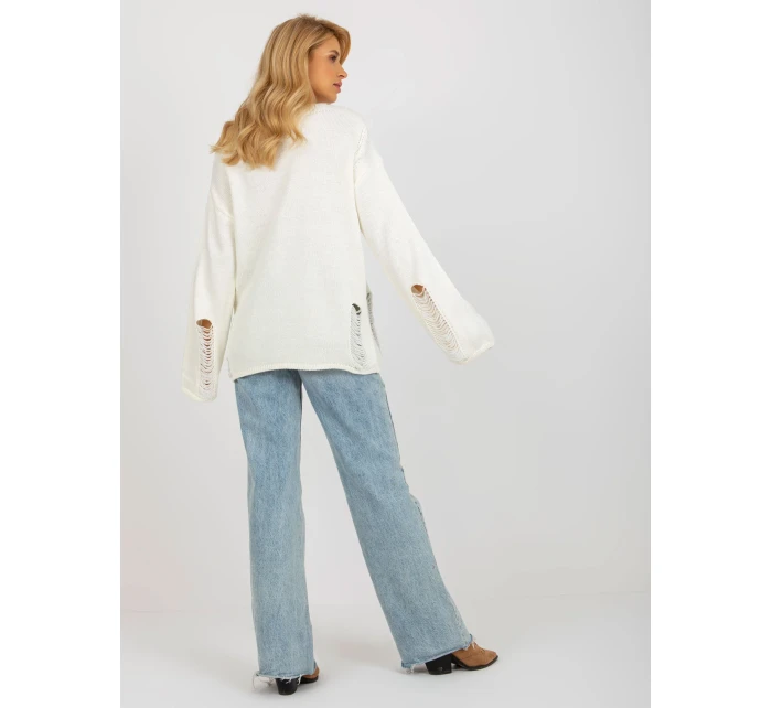 Dámský svetr BA SW model 18178453 ecru - FPrice Dámský svetr BA SW model 18178453 ecru - FPrice