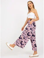 Nohavice D73771M62237A námornícka modrá