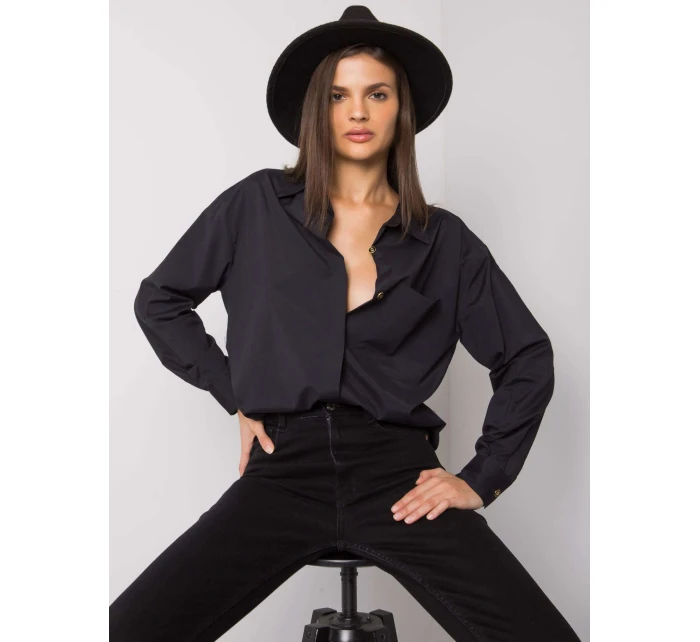 Košeľa EM KS 005.34 čierna Košeľa EM KS 005.34 čierna